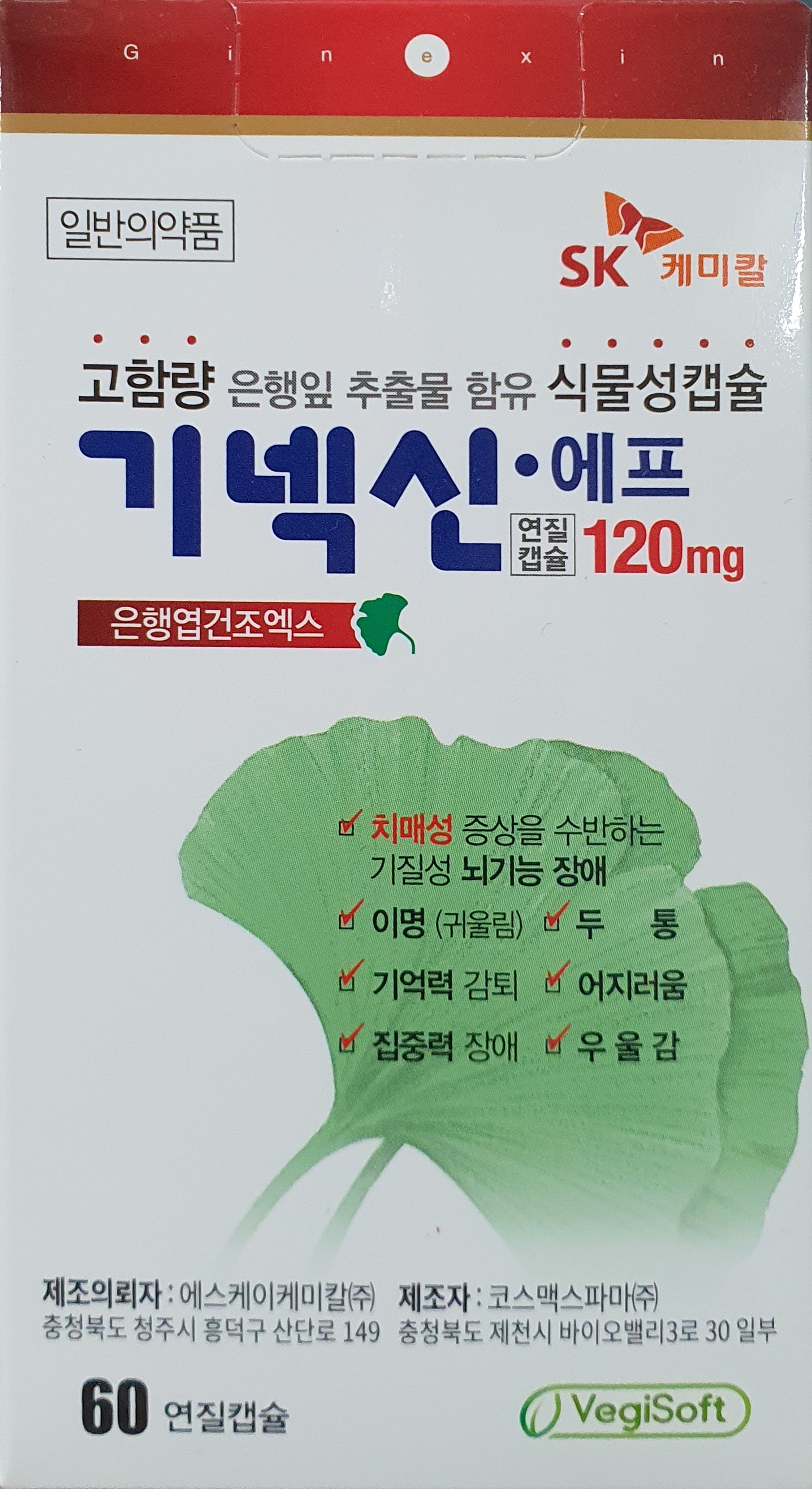 기넥신에프연질캡슐120mg